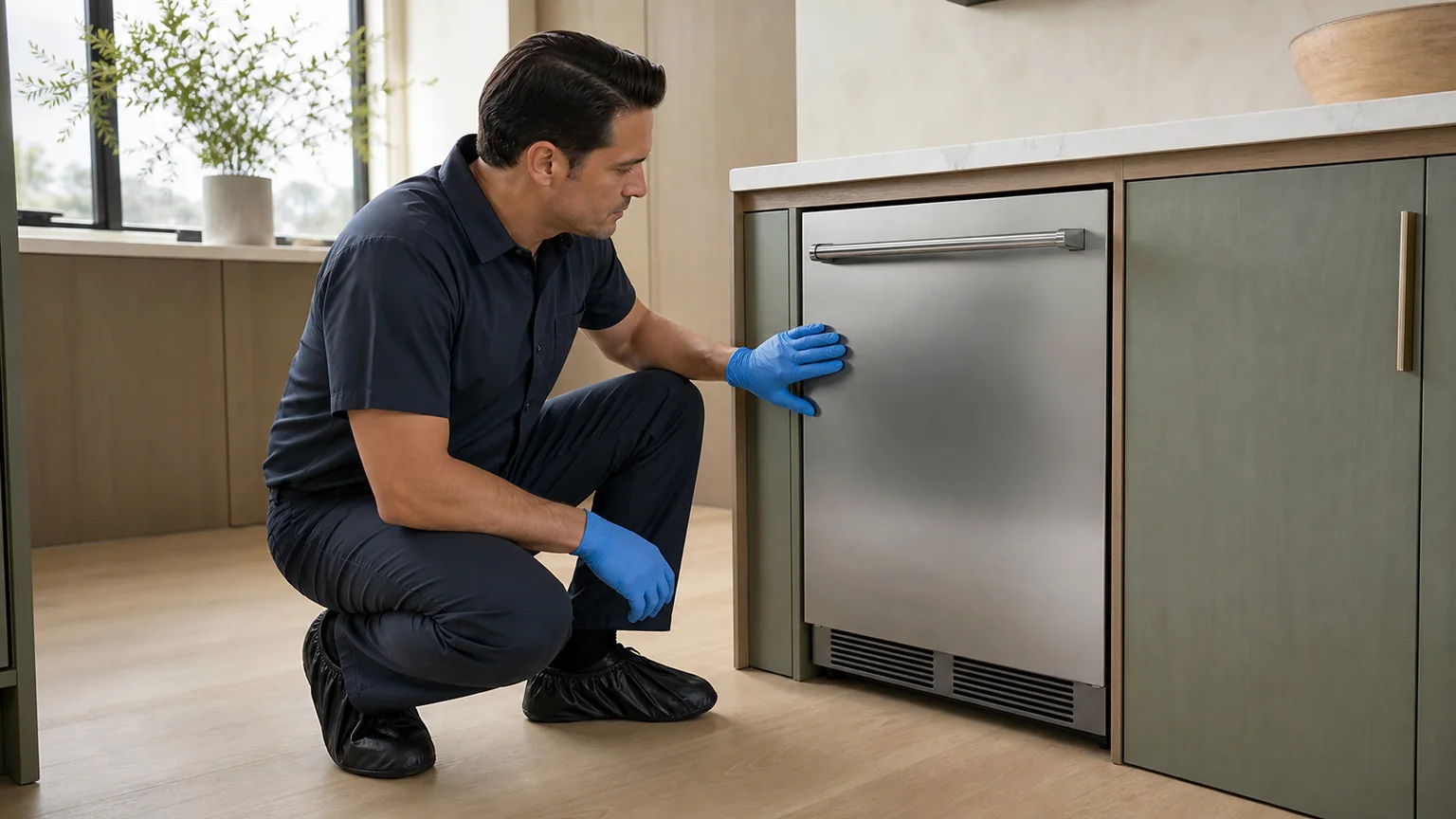 Undercounter ice-maker service